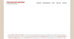 Desktop Screenshot of mentorat-tuebingen.de